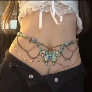Butterfly Charm Waist Chain